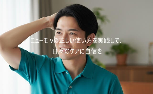 ニューモ Vの使い方を動画を交え徹底解説【1日何回で何プッシュが効果的?】