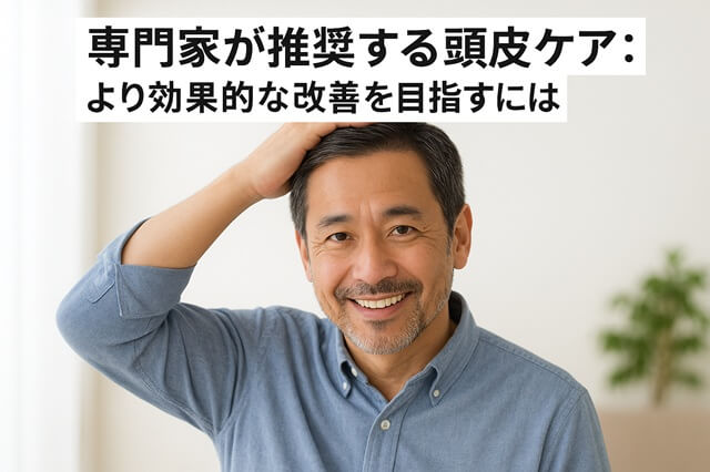 専門家が推奨する頭皮ケア：より効果的な改善を目指すには