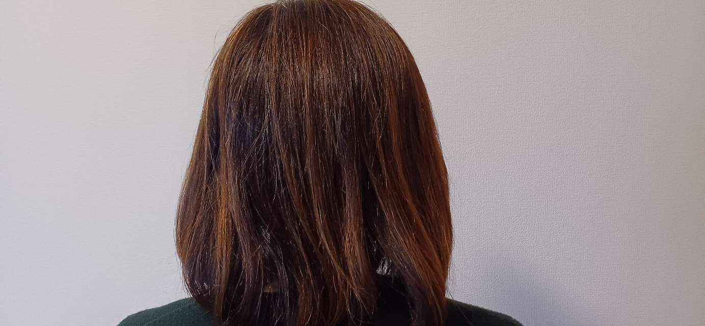 リリィジュリッチを6ヶ月使用し改善した髪の毛(全体像)