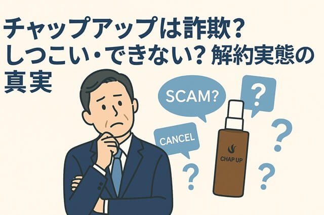チャップアップは詐欺？しつこい・できない？解約実態の真実