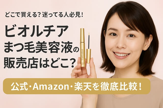 ビオルチアまつ毛美容液の販売店はどこ？