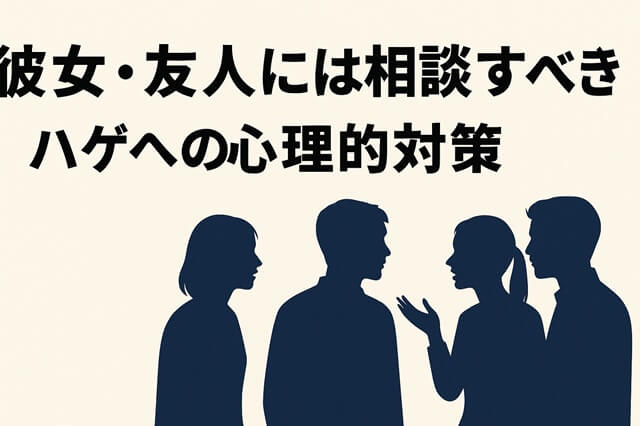 彼女・友人には相談すべき？ハゲへの心理的対策
