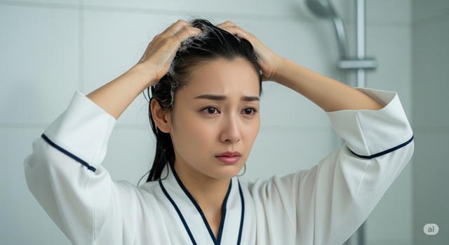 おでこが広くなった？女性の生え際後退のサインと原因