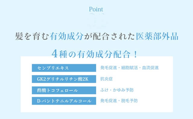髪と頭皮へのトリプルアプローチ：医薬部外品の有効成分