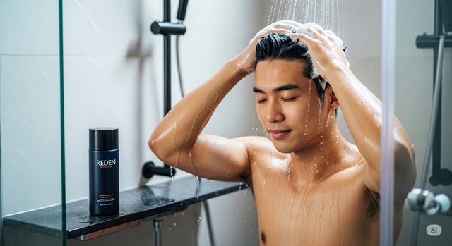 リデン育毛剤の正しい使い方(ドライヤー)