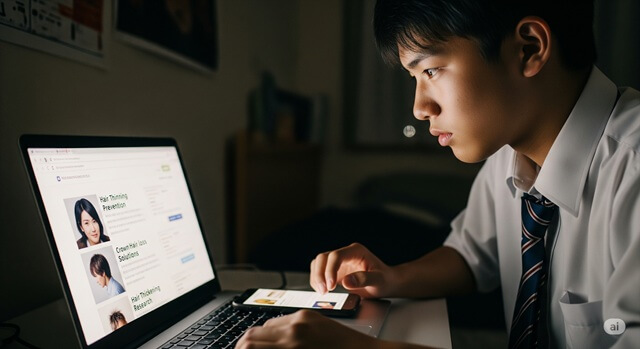つむじはげ？それともただのつむじ？高校生男子がチェックすべき5つの基準