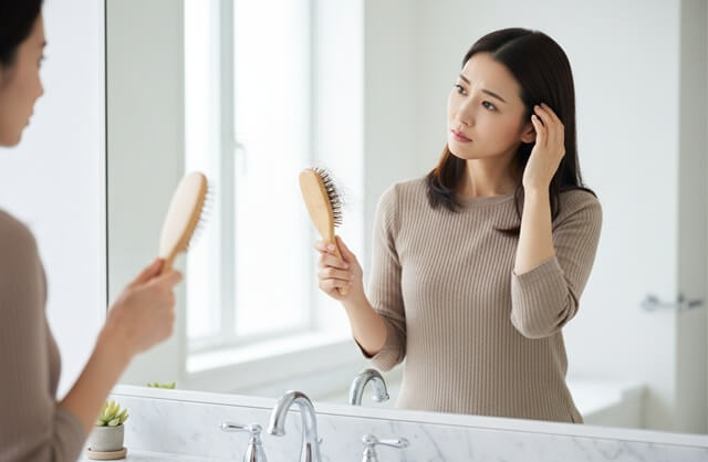 ヘアバースで初期脱毛起こる？抜け毛が増えた時の対策を毛髪診断士が徹底解説