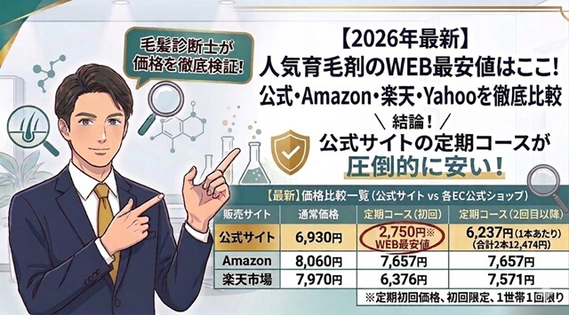【2026年最新】ニューモVのWEB最安値はどこ？公式・Amazon・楽天の価格を徹底比較