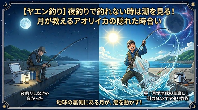「昼の潮」を味方につける！日中のヤエン釣り立ち回り術